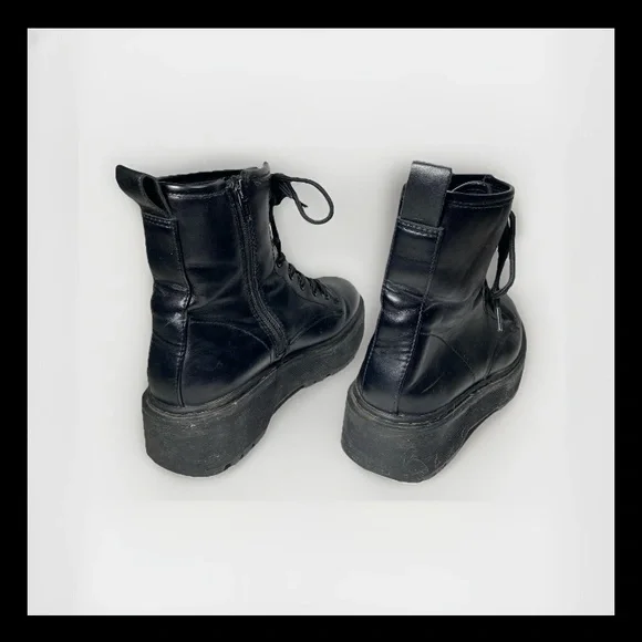 ❌SOLD‼️❌ Target Black Combat & Moto Boots - Picture 8 of 13